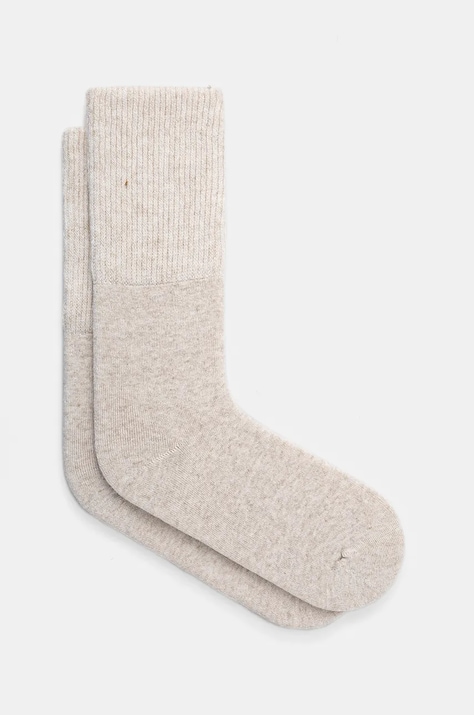 Calvin Klein sosete femei, culoarea bej, 701229449