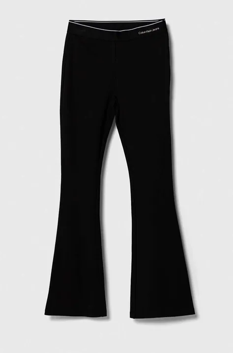 Calvin Klein Jeans leggings per bambini colore nero