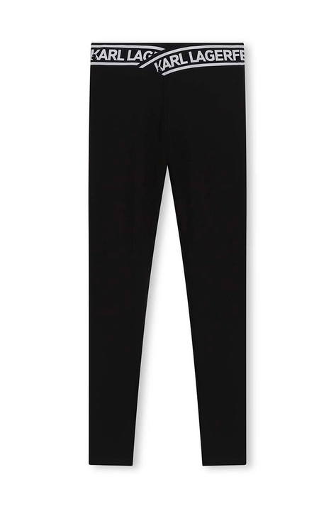 Karl Lagerfeld gyerek legging fekete, sima