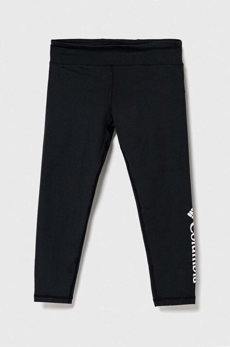 Columbia legginsy dziecięce Columbia Hike Leggi kolor czarny z nadrukiem