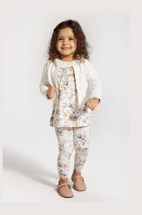 Coccodrillo baba legging bézs, mintás