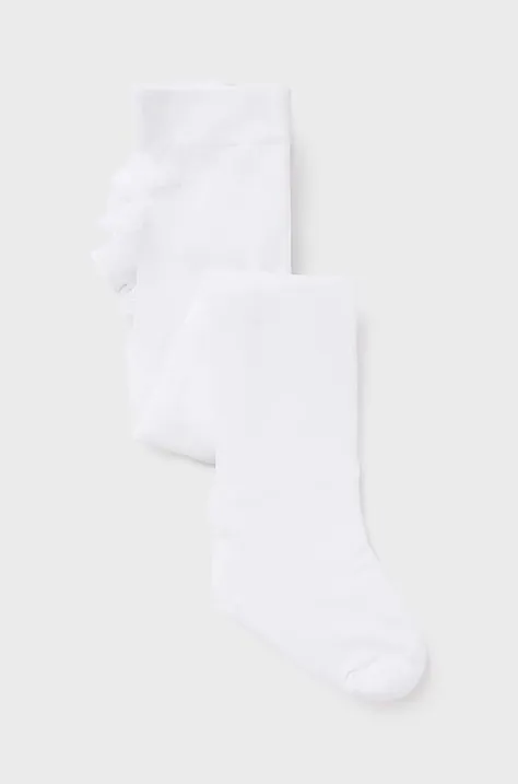 Βρεφικό καλσόν Mayoral χρώμα: άσπρο