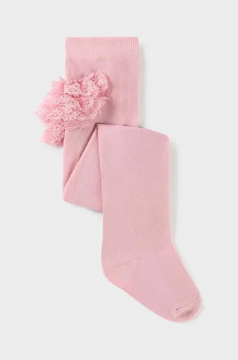 Βρεφικό καλσόν Mayoral χρώμα: ροζ