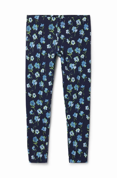 Desigual leggings per bambini colore blu navy