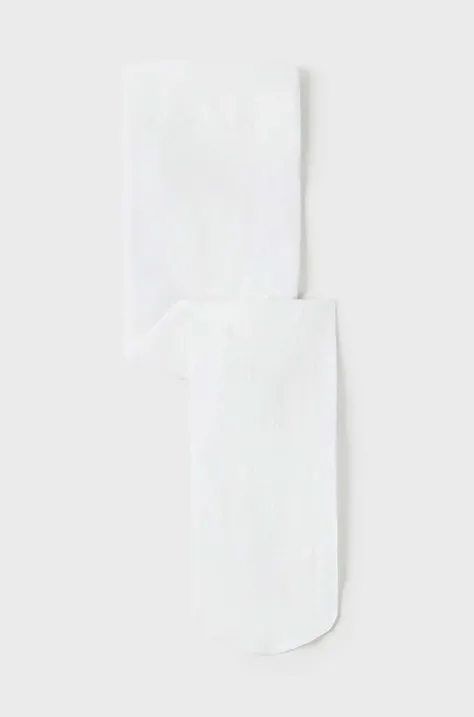 Βρεφικό καλσόν Mayoral Newborn χρώμα: άσπρο