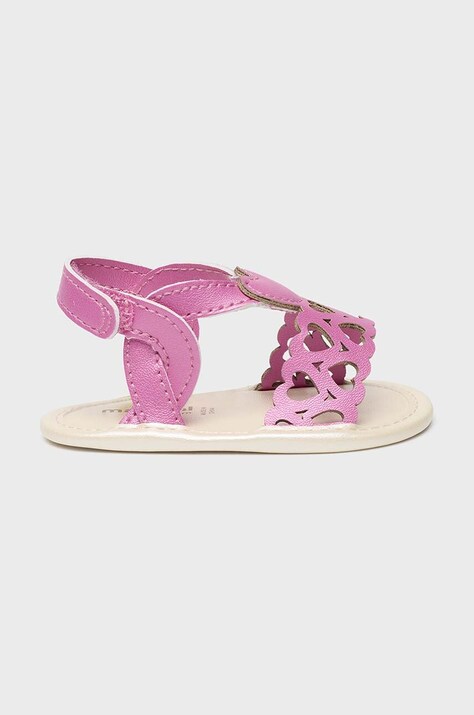 Mayoral Newborn pantofi pentru bebelusi culoarea roz