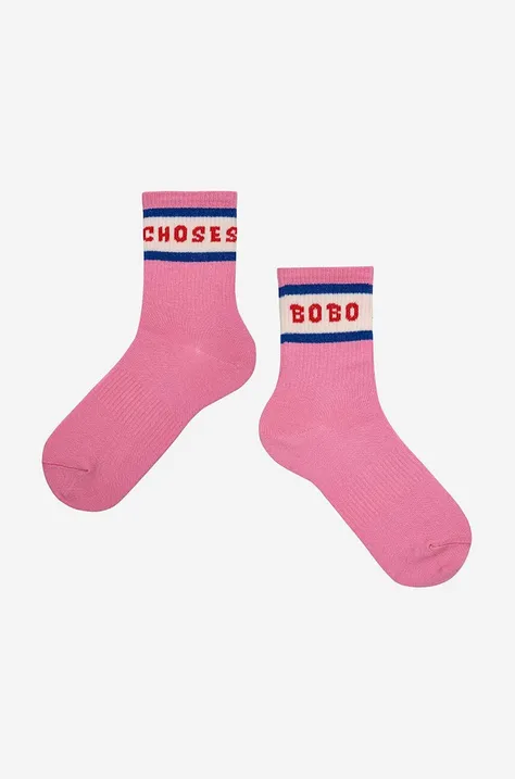 Παιδικές κάλτσες Bobo Choses χρώμα: ροζ
