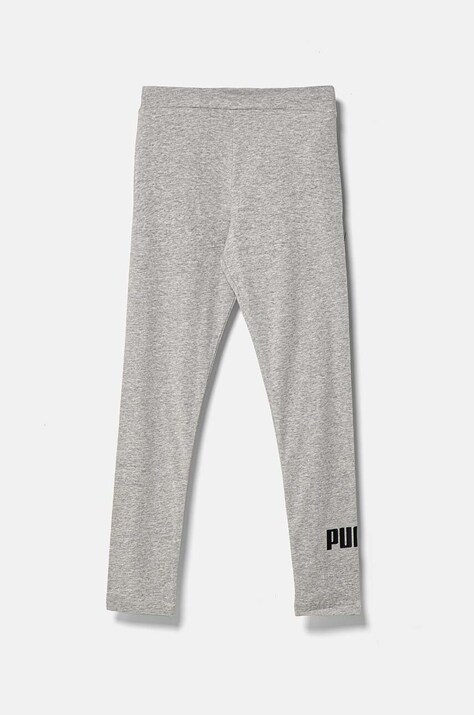 Детски клин Puma ESS Logo Leggings G в сиво с принт