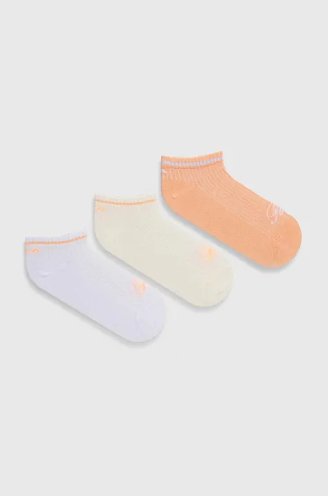 Dětské ponožky Fila oranžová barva