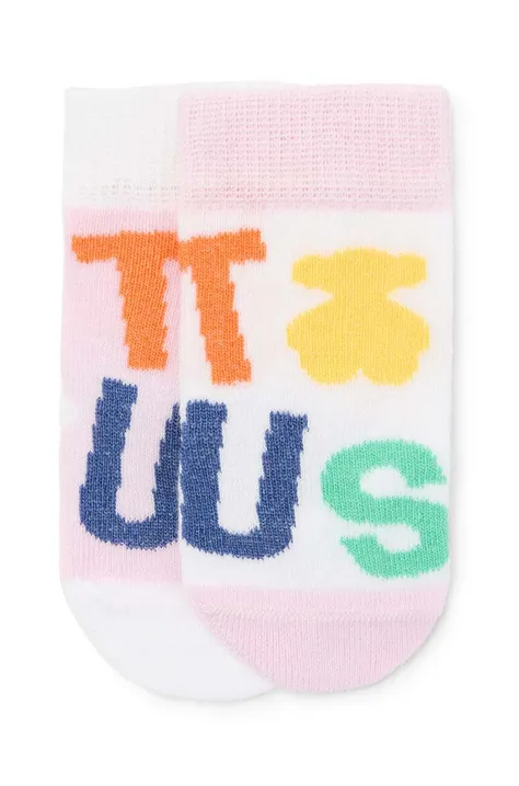 Nogavice za dojenčka Tous 2-pack roza barva