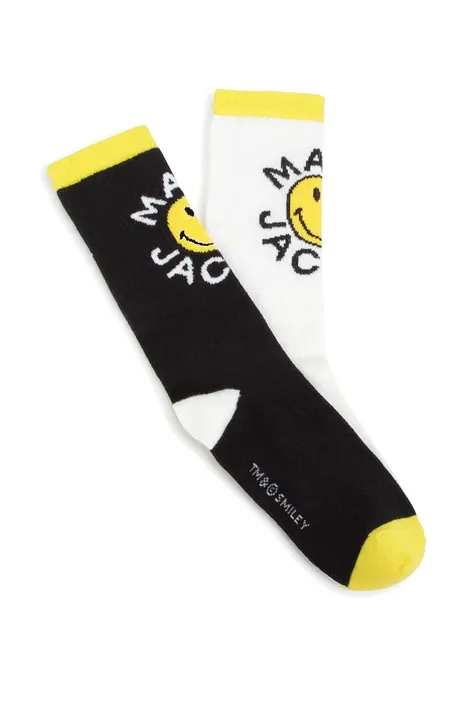 Detské ponožky Marc Jacobs čierna farba