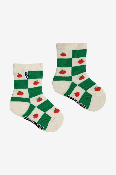 Ponožky pre bábätká Bobo Choses zelená farba