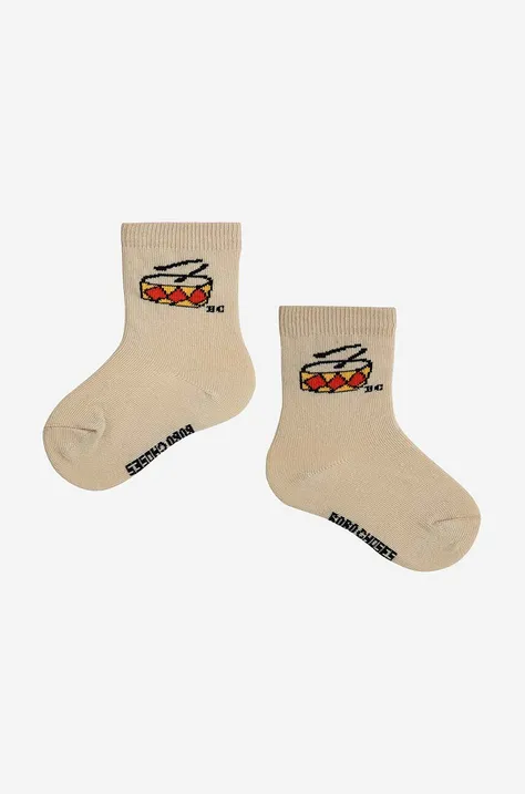 Шкарпетки для немовлят Bobo Choses колір бежевий