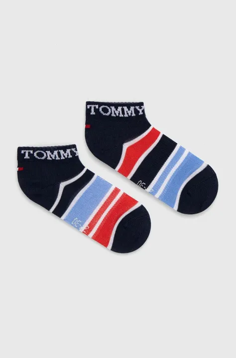 Дитячі шкарпетки Tommy Hilfiger 2-pack колір синій