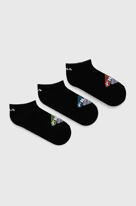 Детски чорапи Fila (3 броя) в черно