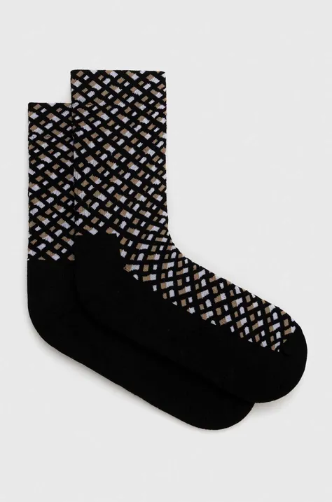 Čarape BOSS za muškarce, boja: crna, 50510646
