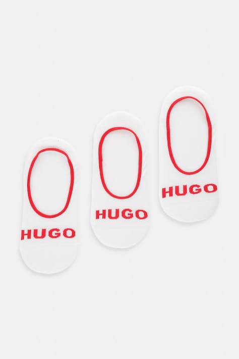 HUGO къси чорапи мъжки 3 броя бели 50514921