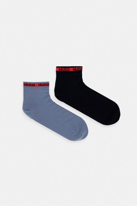 HUGO skarpetki 2P SH TAPE CC 2-pack kolor niebieski 50516390