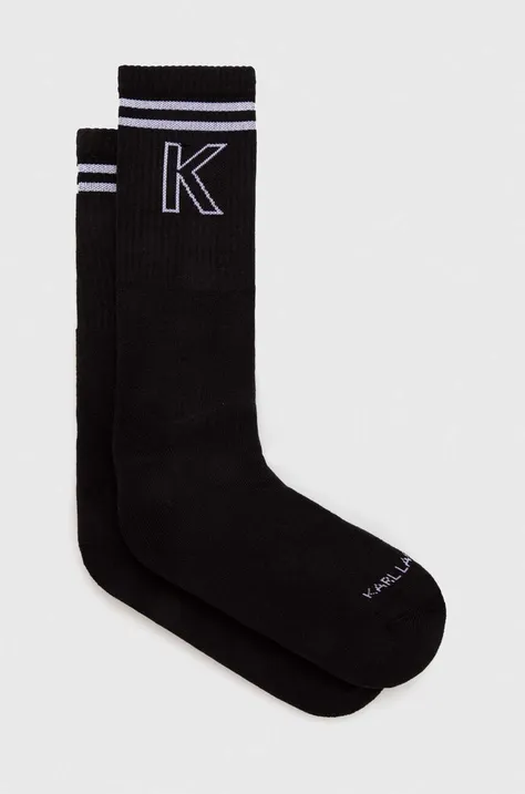 Ponožky Karl Lagerfeld pánské, černá barva, 542101.805506