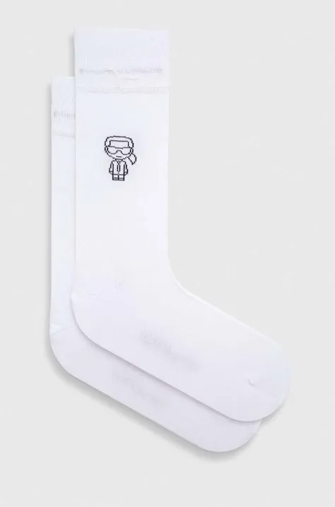 Karl Lagerfeld skarpetki męskie kolor biały