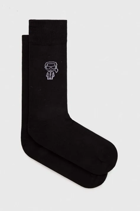 Ponožky Karl Lagerfeld pánské, černá barva, 542102.805512