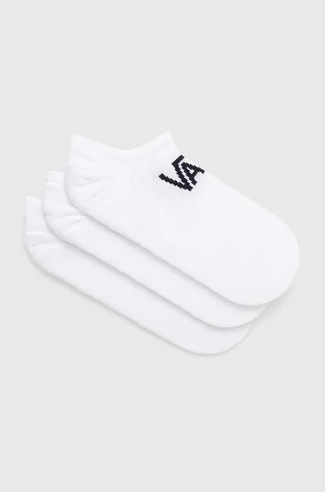 Ponožky Vans 3-pak pánske, biela farba