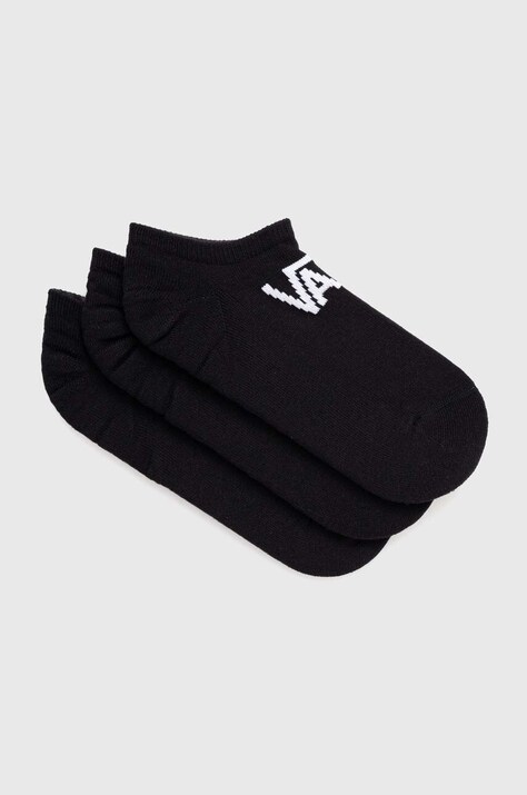 Ponožky Vans 3-pak pánske, čierna farba
