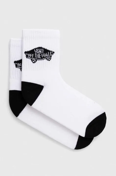 Ponožky Vans pánske, biela farba