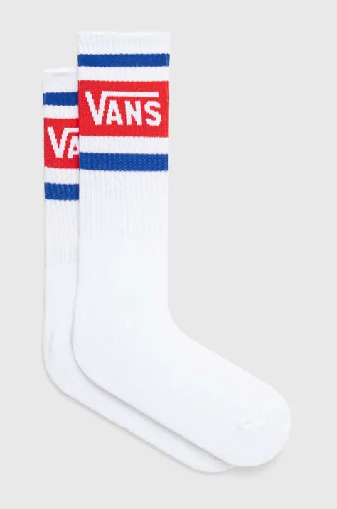 Ponožky Vans pánské, bílá barva