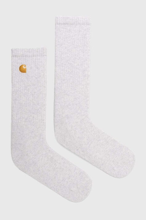 Carhartt WIP skarpetki Chase Socks męskie kolor szary I029421.00JXX