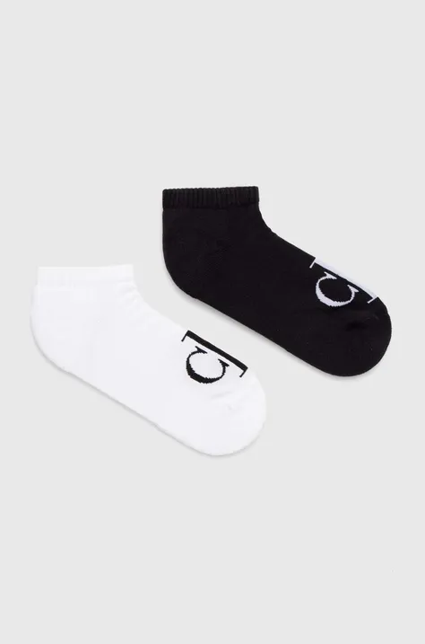 Ponožky Calvin Klein Jeans 2-pak pánske, čierna farba, 701226660
