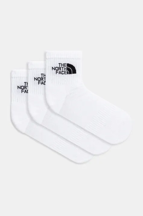 The North Face calzini pacco da 3 uomo colore bianco