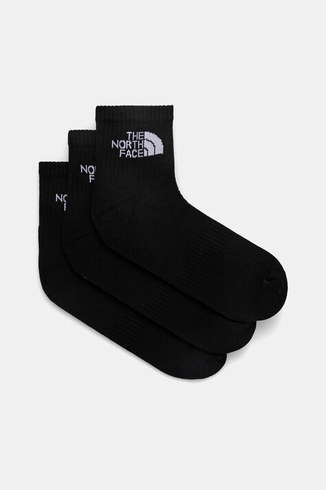 Ponožky The North Face 3-pack pánské, černá barva, NF0A882GJK31