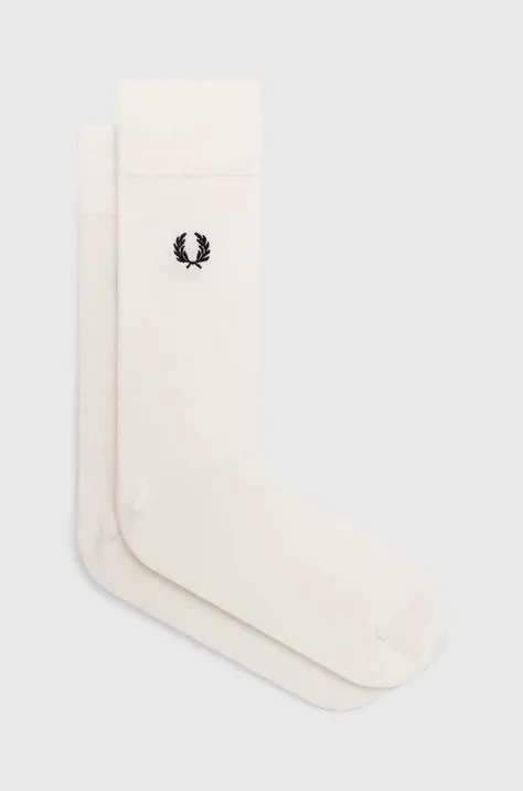 Ponožky Fred Perry Classic Laurel Wreath Sock pánské, bílá barva, C7135.L59