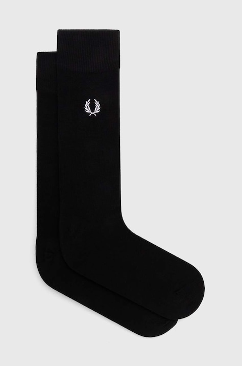 Fred Perry sosete Classic Laurel Wreath Sock barbati, culoarea negru, C7135.843