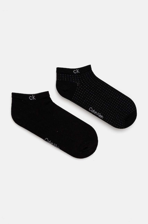Calvin Klein sosete 2-pack barbati, culoarea negru, 701229435