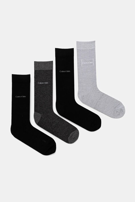 Κάλτσες Calvin Klein 4-pack χρώμα: μαύρο, 701229430
