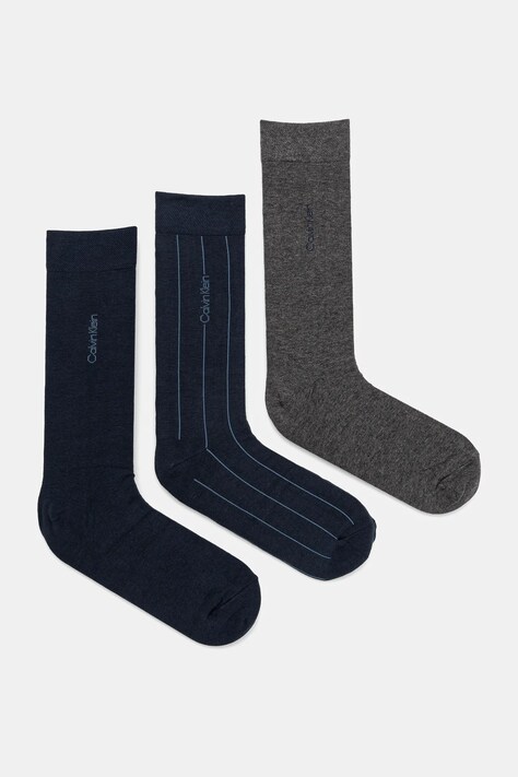 Κάλτσες Calvin Klein 3-pack χρώμα: μοβ, 701230087