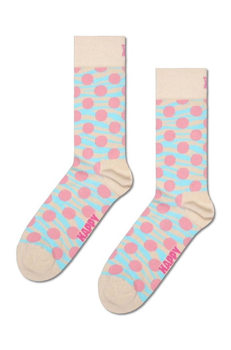 Κάλτσες Happy Socks Tiger Dot Sock χρώμα: ροζ