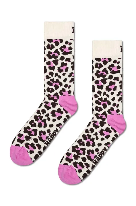Ponožky Happy Socks Leo Sock béžová farba