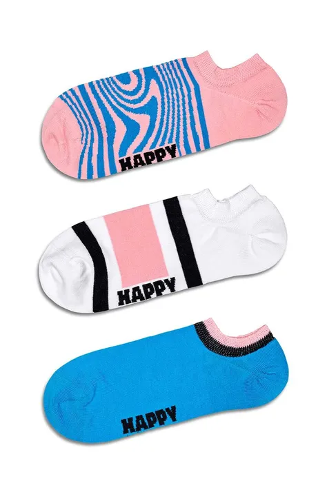 Happy Socks skarpetki Dizzy No Show Socks 3-pack