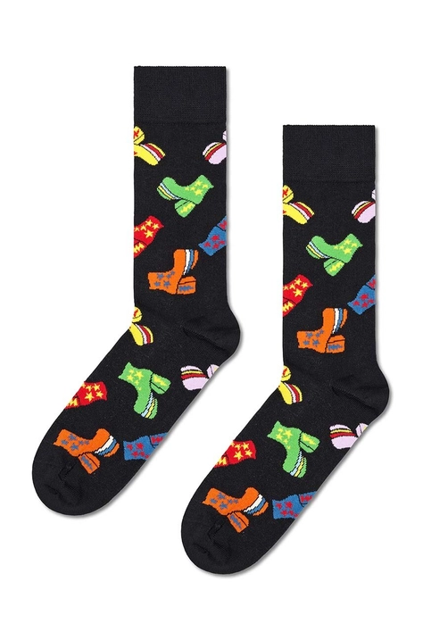 Носки Happy Socks x Elton John Disco Shoes цвет чёрный