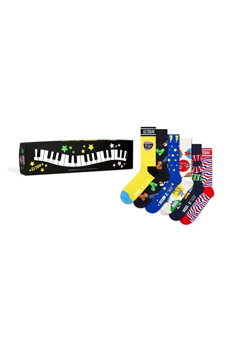 Nogavice Happy Socks x Elton John 6-pack Gift Box