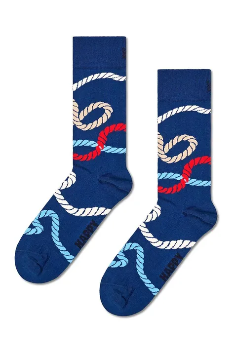 Чорапи Happy Socks Rope Sock в синьо