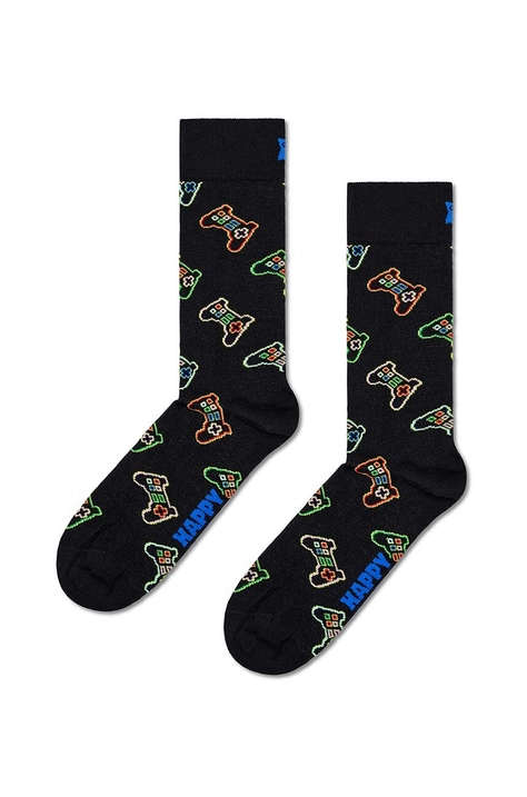 Шкарпетки Happy Socks Gaming Sock колір чорний