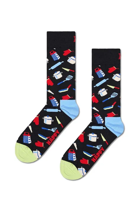 Ponožky Happy Socks Kitchen Tools Sock čierna farba