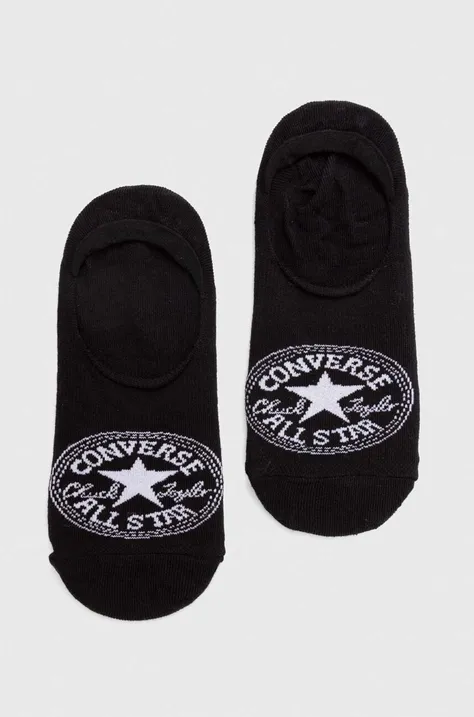 Čarape Converse 2-pack boja: crna