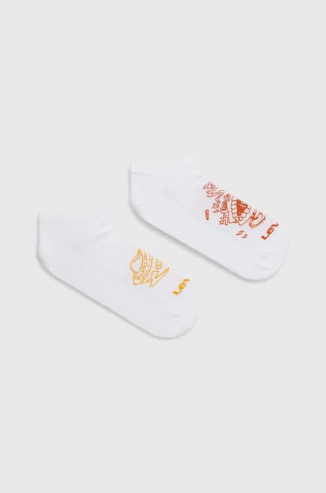 Κάλτσες Levi's χρώμα: άσπρο