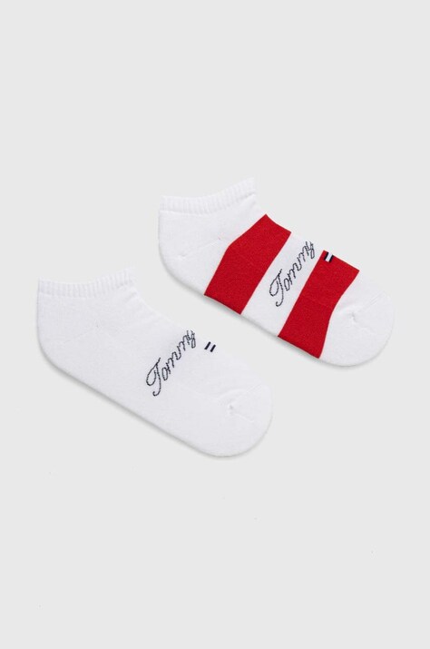 Κάλτσες Tommy Jeans 2-pack χρώμα: κόκκινο 701227800