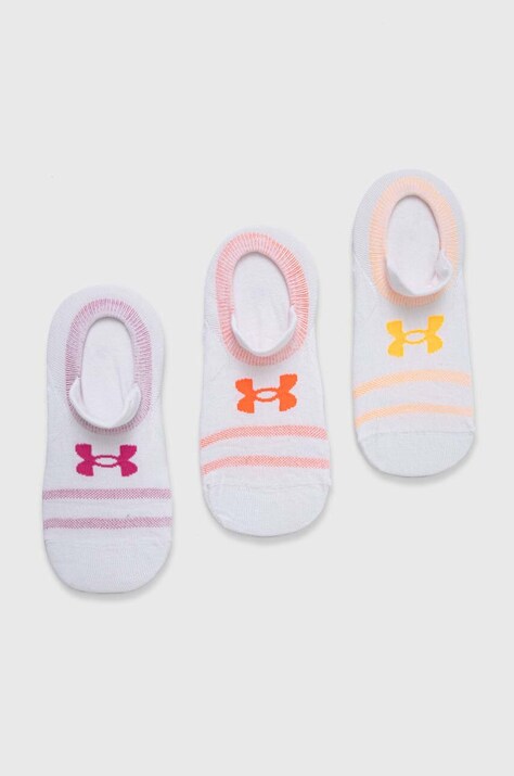 Under Armour calzini pacco da 3 colore bianco